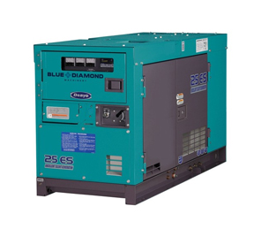 Large diesel generator