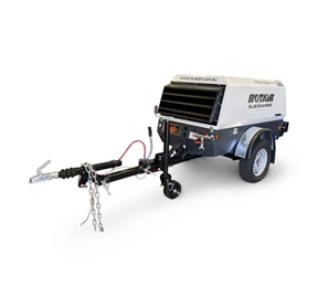 trailer mounted mobile air compressor